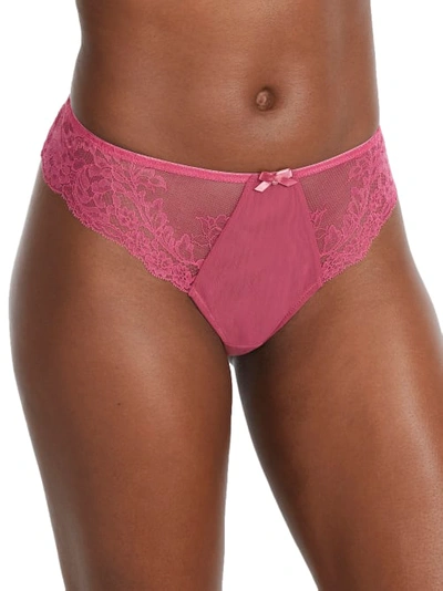 Shop Panache Ana Thong In Berry Pink