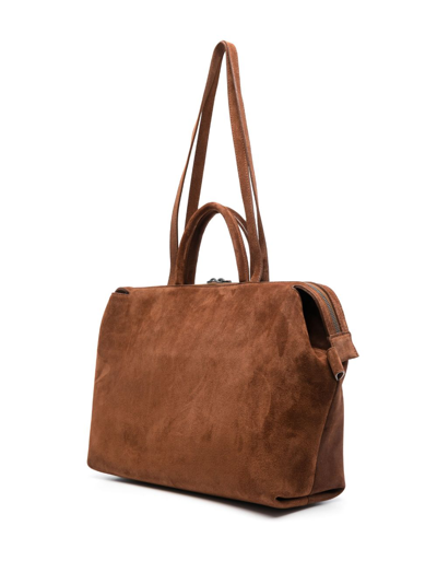 4 绒面小牛皮手提包