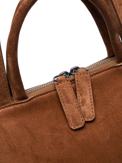 4 绒面小牛皮手提包