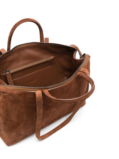 4 绒面小牛皮手提包