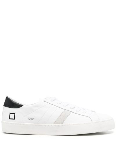 Shop Date Hill Low Leather Sneakers In Weiss