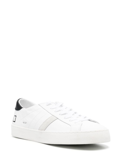 Shop Date Hill Low Leather Sneakers In Weiss