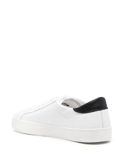 Shop Date Hill Low Leather Sneakers In Weiss