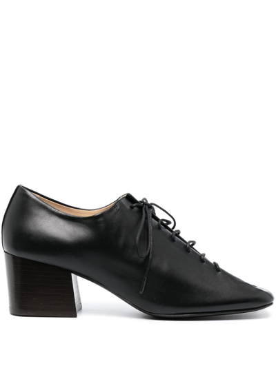 Shop Lemaire Souris 60mm Leather Brogues In Schwarz