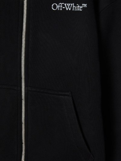 Off-white Bookish Hoodie Mit Logo-print In Black