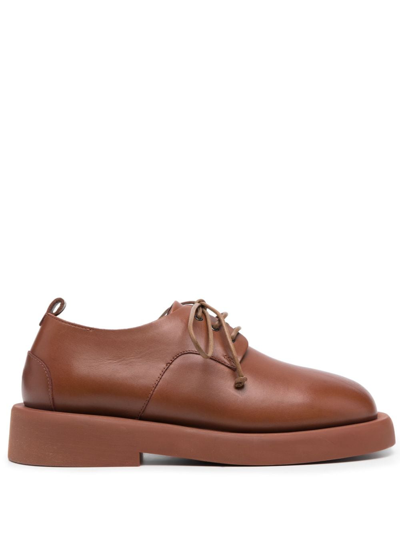 Marsèll Sancrispa Alta Pomice Derby Shoes In Brown