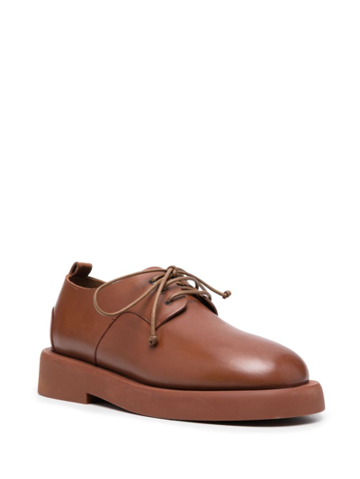 Marsèll Sancrispa Alta Pomice Derby Shoes In Brown