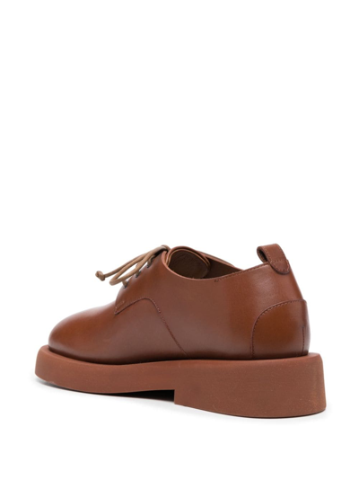 Marsèll Sancrispa Alta Pomice Derby Shoes In Brown