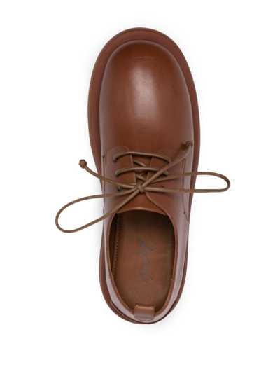 Marsèll Sancrispa Alta Pomice Derby Shoes In Brown