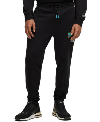 Shop Hugo Boss Boss By  Boss By  X Nfl Men's Tracksuit Bottoms Collection In Miami Dolphins