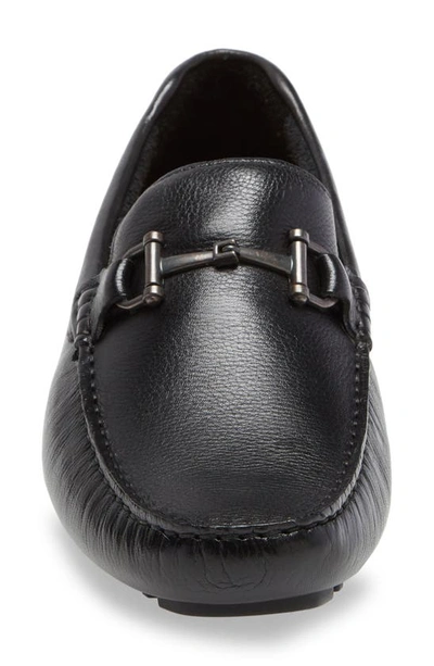 Shop Nordstrom Bryce Bit Driving Shoe In Black Leather