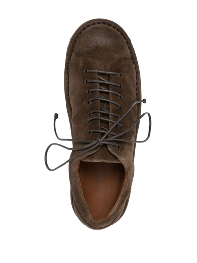 Shop Marsèll Suede Lace-up Sneakers In Brown