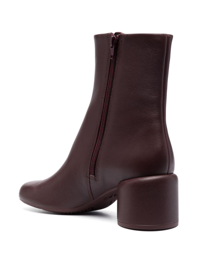 Camper Nkini 65mm Ankle Boots In Brown