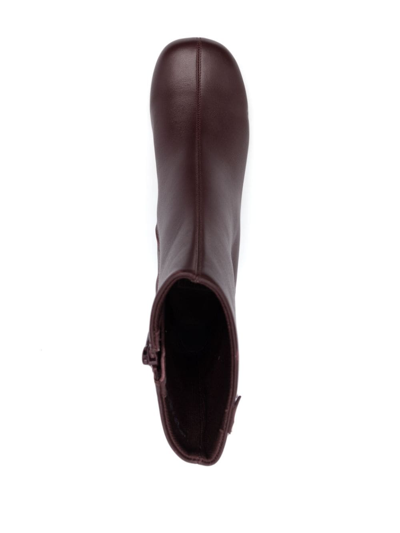 Camper Nkini 65mm Ankle Boots In Brown