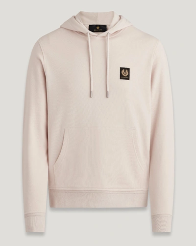 Shop Belstaff Hoodie In Moonbeam