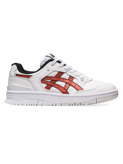 Shop Asics Men's Ex89 Low-top Sneakers In White Spice Latte
