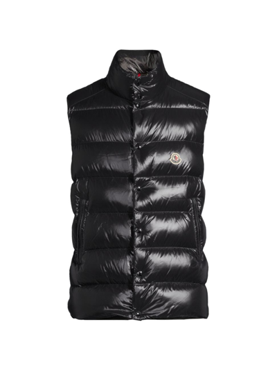 Shop Moncler Men's Tibb Down Puffer Vest In Black