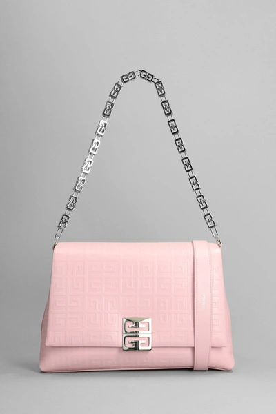 Shop Givenchy 4g Soft Shoulder Bag In Rose-pink Leather