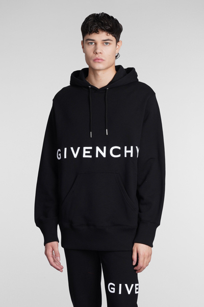 Shop Givenchy Sweatshirt In Black Cotton