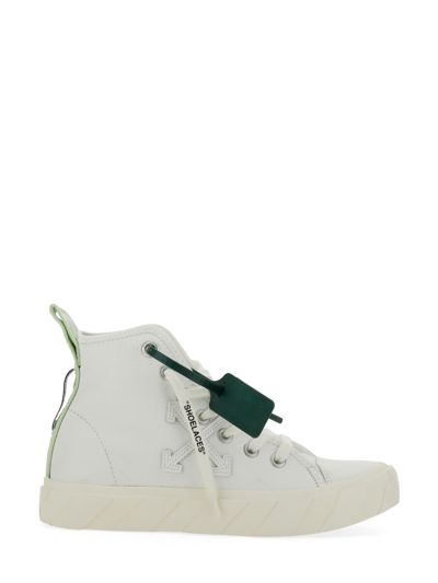 Shop Off-white High Vulcanized Sneaker In Bianco
