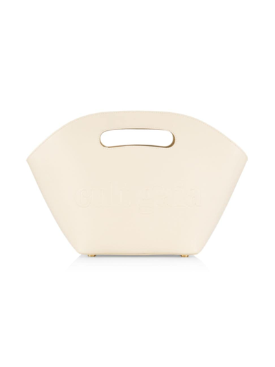Shop Cult Gaia Women's The Melrose Leather Top-handle Bag In Off White