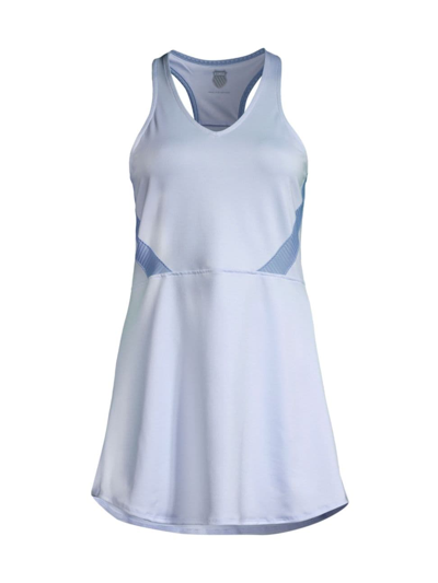 Shop K-swiss Women's Glacé + Infinity Match Point Minidress In Blue