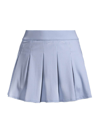Shop K-swiss Women's Glacé + Infinity Active Miniskirt In Blue