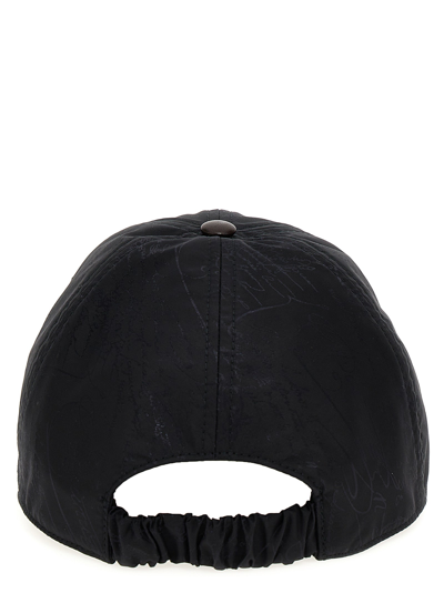Shop Berluti Cappellino Logo All Over Hats Black