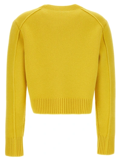 Shop Lanvin Maglione Lana Cashmere Sweater, Cardigans Yellow