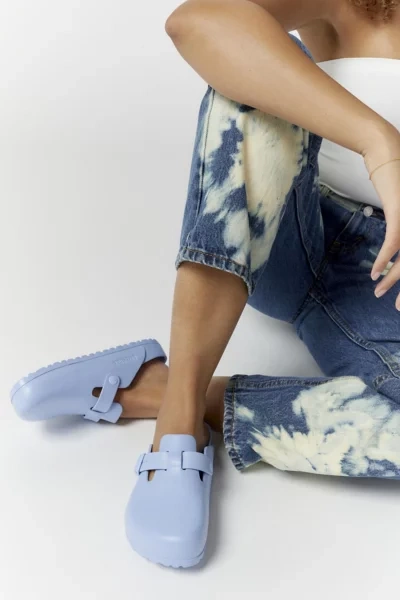 Shop Birkenstock Boston Eva Classic Clog In Dusty Blue, Women's At Urban Outfitters