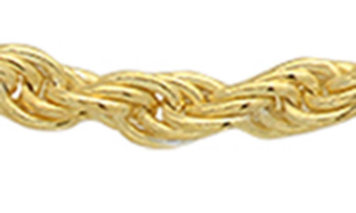 Queen Jewels 14k Gold Plated Sterling Silver Twisted Chain Necklace In Gold