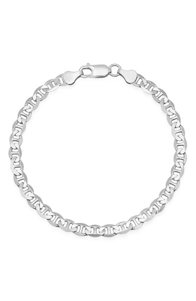 Shop Queen Jewels Sterling Silver Italian Mariner Chain Bracelet