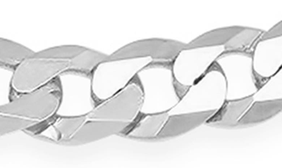 Queen Jewels Curb Chain Bracelet In Silver