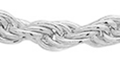 Shop Queen Jewels Sterling Silver Italian Rope Chain Necklace