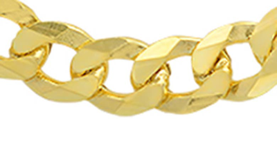 Queen Jewels Italian Curb Chain Necklace In Gold