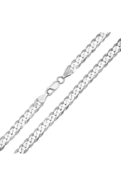 Shop Queen Jewels Sterling Silver Thick Italian Miami Cuban Curb Chain Necklace