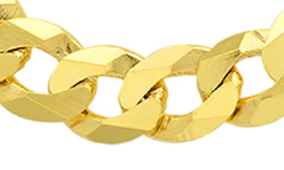 Queen Jewels Thick Italian Curb Chain Necklace In Gold