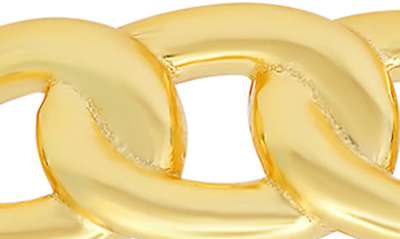 Queen Jewels Curb Chain Ring In Gold