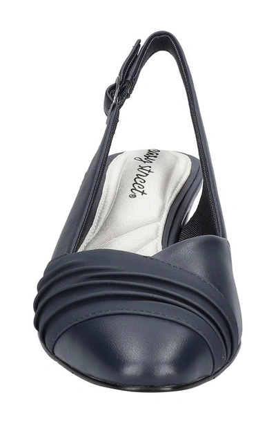 Easy Street Women's Bates Slingback Pumps In Navy