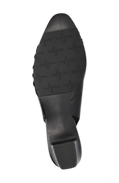 Easy Street Bates Womens Slip On Dressy Slingback Heels In Black