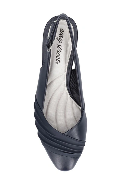 Easy Street Women's Bates Slingback Pumps In Navy