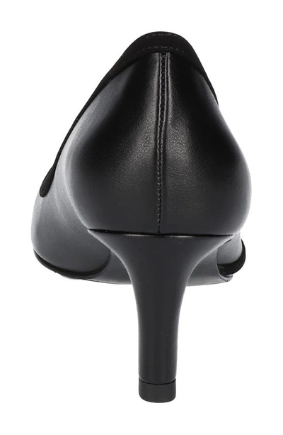 Easy Street Nobel Womens Slip On Pointed Toe Pumps In Black