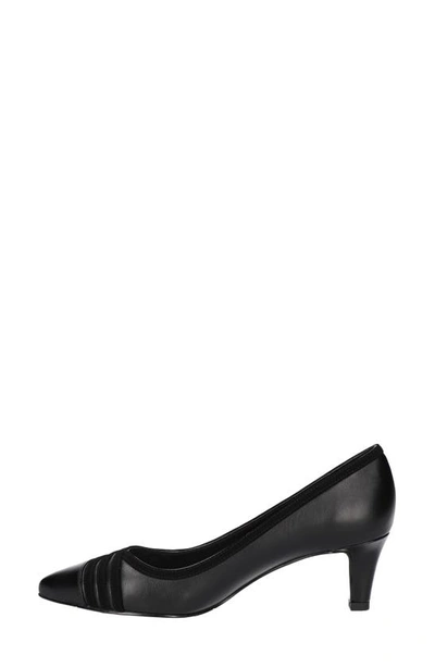 Easy Street Nobel Womens Slip On Pointed Toe Pumps In Black