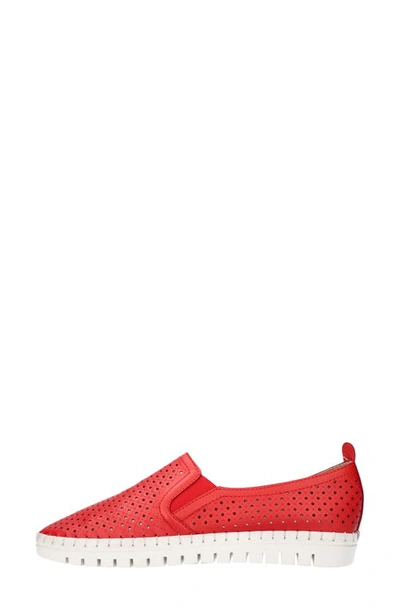 Shop Easy Street Fresh Slip-on Sneaker In Red