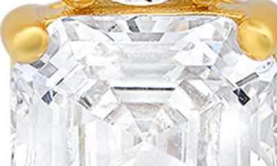 Shop Queen Jewels Cubic Zirconia Leverback Earrings In Gold