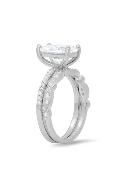 Queen Jewels 2-piece Cz Ring Set In Silver