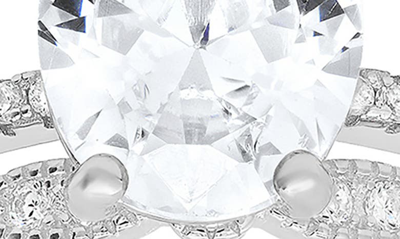 Queen Jewels 2-piece Cz Ring Set In Silver