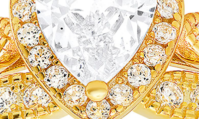 Queen Jewels 2-piece Ring Set In Gold