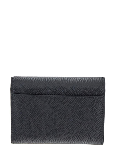 Shop Maison Margiela Four Stitches Wallet In Black