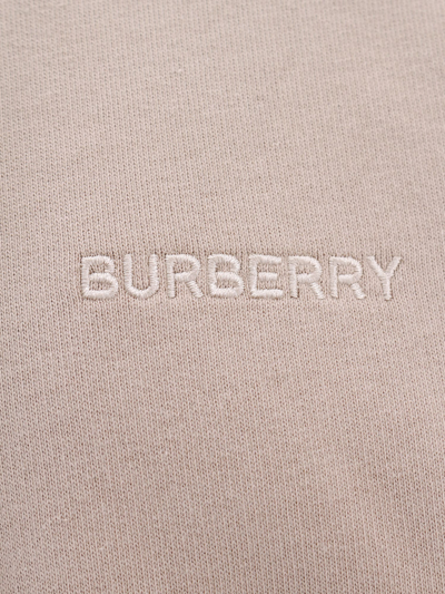Shop Burberry Sweatshirt In Beige